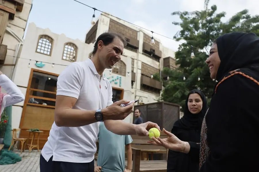 Rafael Nadal arrives in Jeddah for Next Gen ATP finals presented by PIF