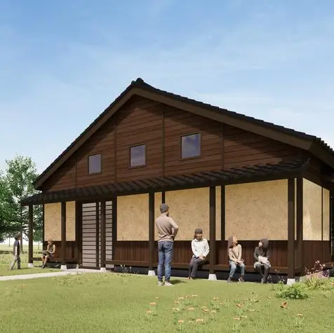 Palm fronds from UAE pavilion to support community centre in earthquake-affected Wajima, Japan