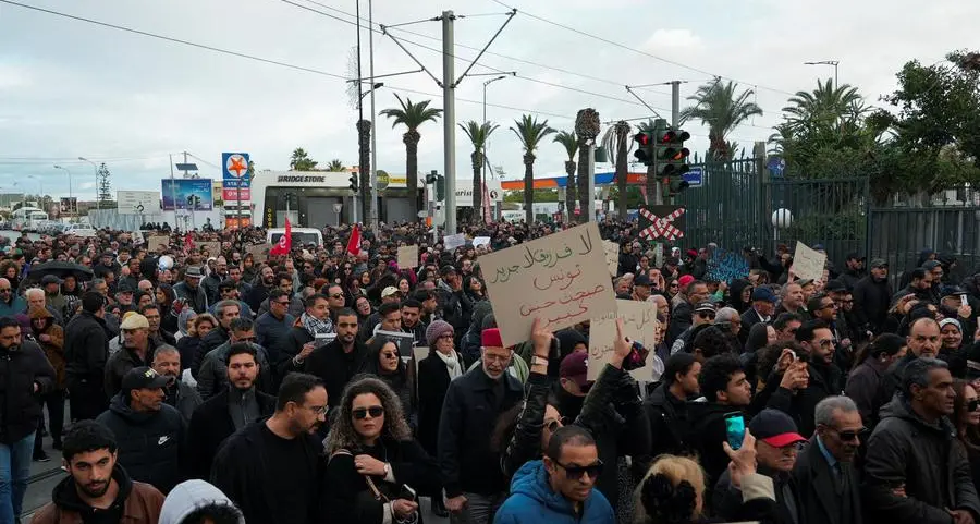 Tunisians step up protests against Saied's crackdown on opposition