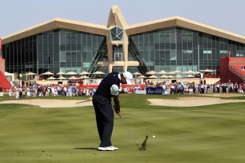 Tiger Woods of the U.S. hits the ball at the ninth hole during the first round of the Abu Dhabi Golf Championship at the Abu Dhabi Golf Club\\r\\nImage used for illustrative purposes. , Reuters Images/Ahmed Jadallah