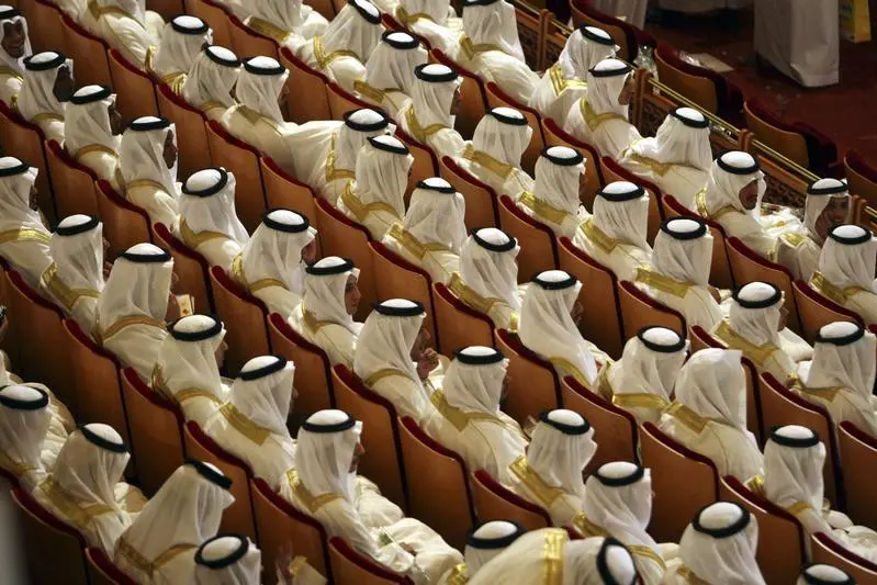 Image used for illustrative purpose.\\r\\nGrooms take part in a mass wedding ceremony in Riyadh June 24, 2008.  , Reuters Images/Ali Jarekji  