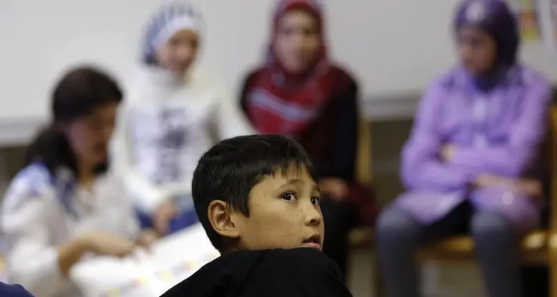 استعدادات لافتتاح مدرسة البحرين للاجئين السوريين بالأردن