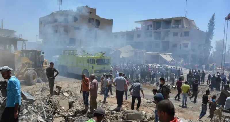 المرصد والتلفزيون السوري: عشرات القتلى في تفجير بشمال شرق سوريا