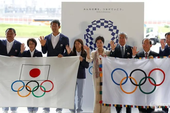«العلم الأولمبي» يصل إلى طوكيو