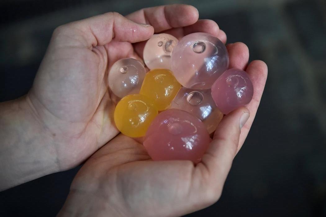 Innovative 'Ooho' water balls to cut plastic waste