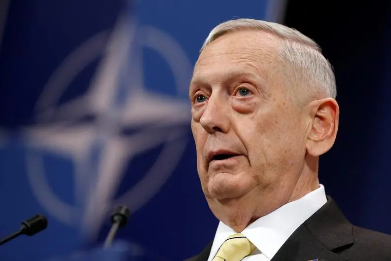 U.S. Defense Secretary Jim Mattis addresses a news conference during a NATO defence ministers meeting at the Alliance headquarters in Brussels, Belgium, February 16, 2017.  , Reuters Images/Francois Lenoir 