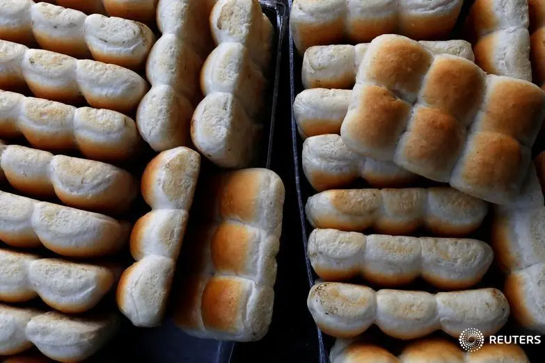 Baked buns are seen seen in trays at a bakery in Mumbai, India, October 31, 2017. Image used for illudtrstive putpose. , Danish Siddiqui