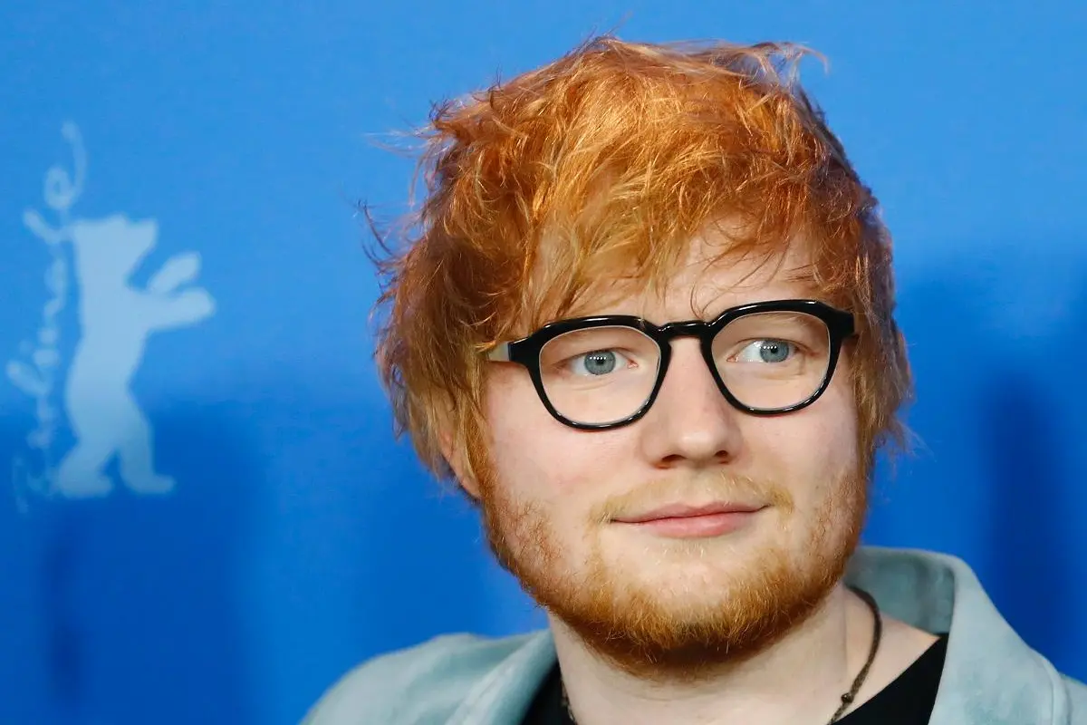 Ed Sheeran poses during a photocall to promote the movie Songwriter at the 68th Berlinale International Film Festival in Berlin, Germany, February 23, 2018.  , Reuters Images/Fabrizio Bensch