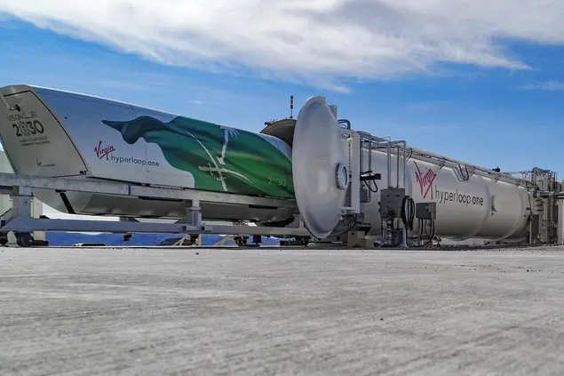 Virgin Hyperloop One/handout via Thomson Reuters Zawya