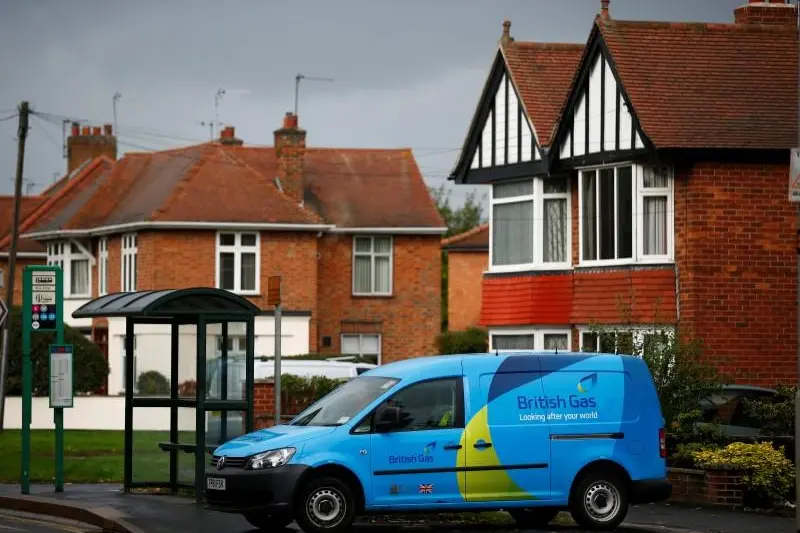 A British Gas van is seen parked outside a home in Loughborough, central England October 17, 2013.  , Reuters Images/Darren Staples/File Photo