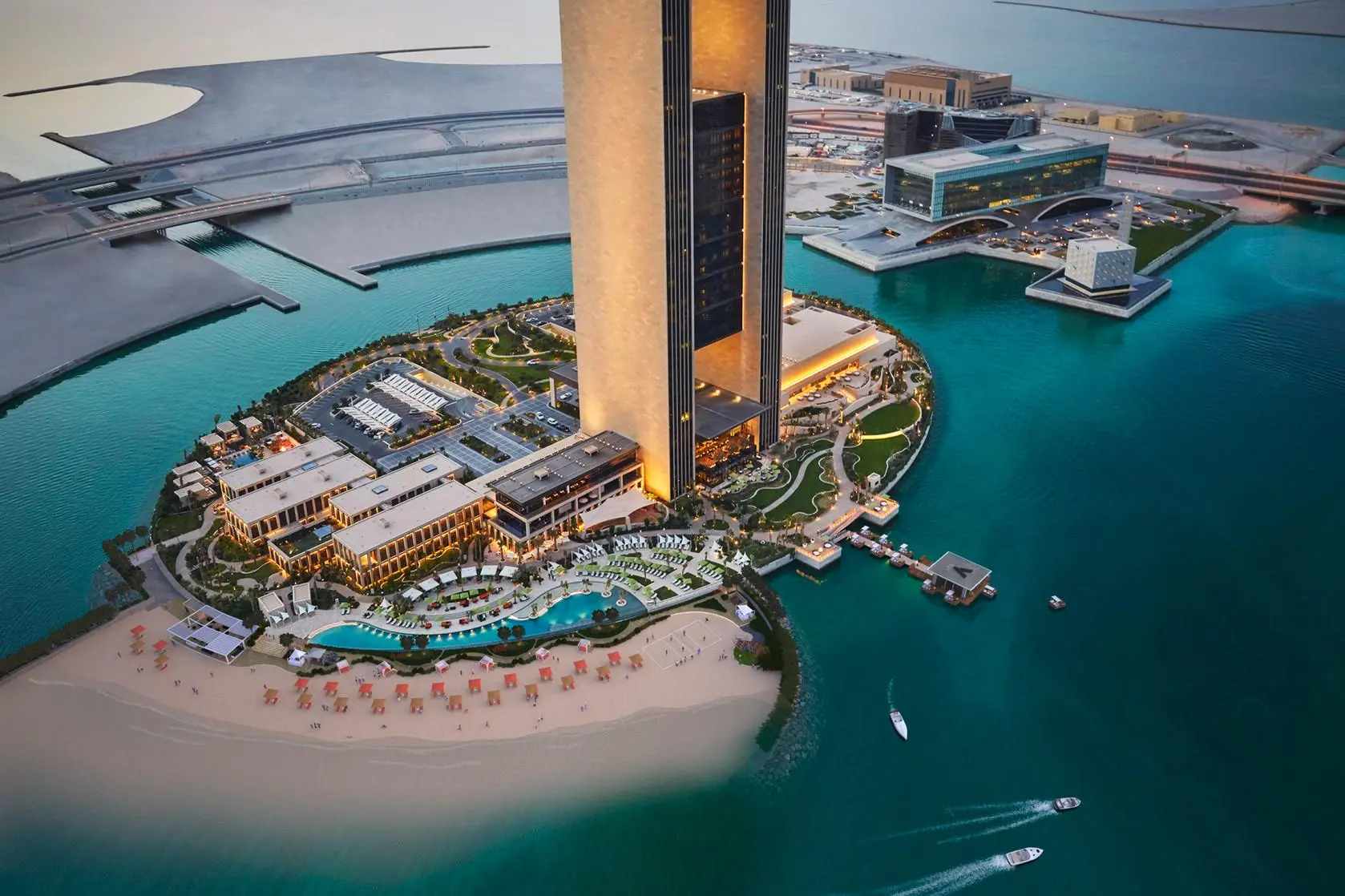 Four Seasons Hotel Bahrain Bay , Four Seasons Hotel/Handout via Thomson Reuters Zawya