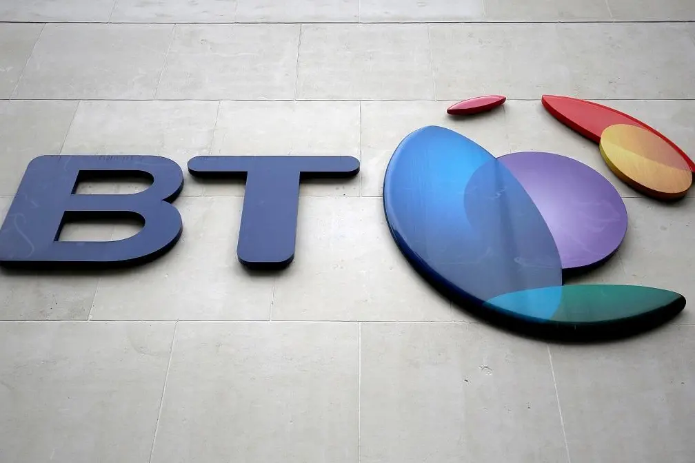 A branded sign is displayed outside of a BT building in London, Britain January 27, 2017.  , Reuters Images/Neil Hall