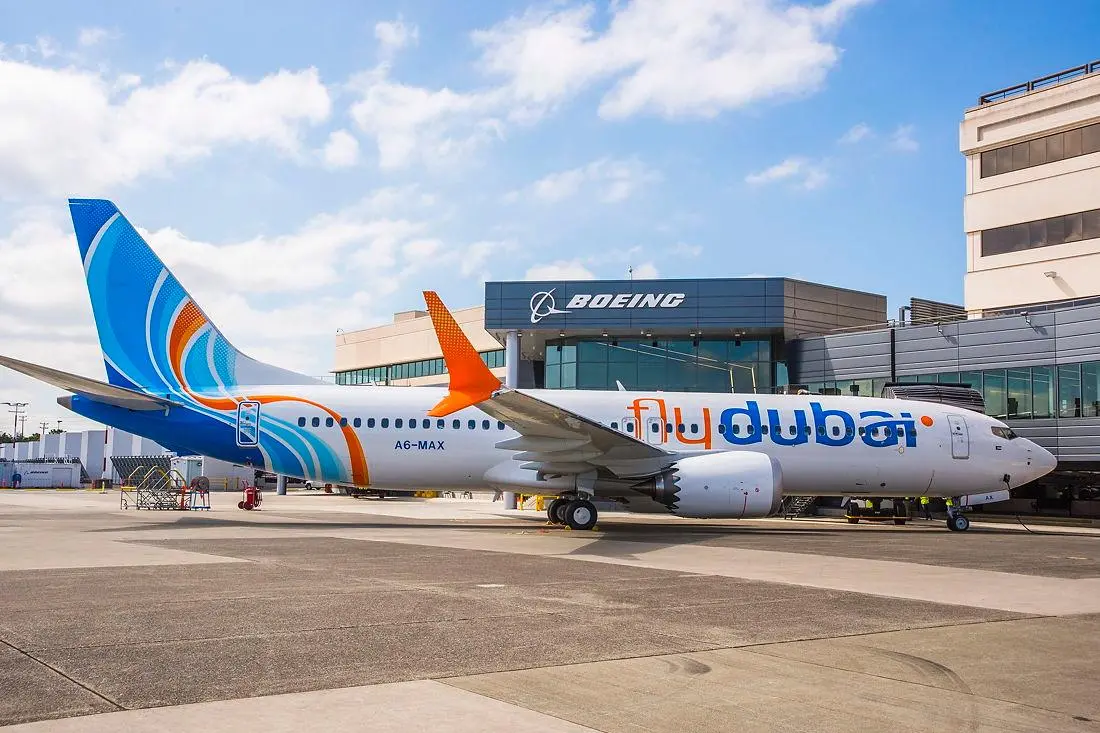 Flydubai Aircraft on the ground. , Flydubai/Handout via Thomson Reuters Zawya