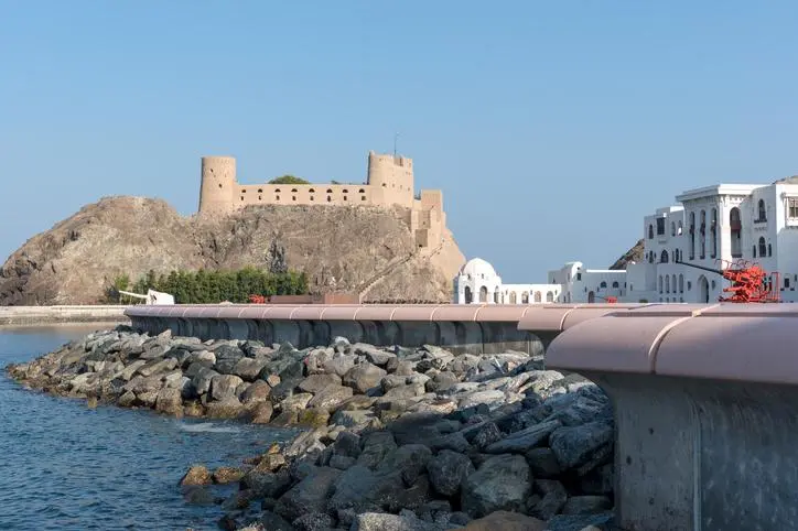 Ancient coastal defence forts protecting Old Muscat (Mutrah) in Oman from naval invasion Al Jalali fort and Al Alam palace in Old Muscat, Oman. Image for illustrative purposes. Richard Sharrocks. Getty Images Image used for illustration