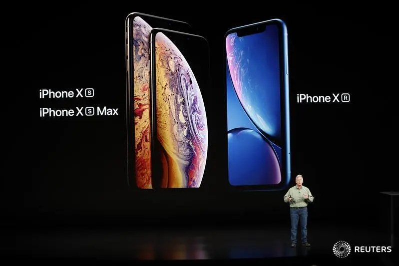 Philip W. Schiller, Senior Vice President, Worldwide Marketing of Apple, speaks about the new Apple iPhone XR at an Apple Inc product launch event at the Steve Jobs Theater in Cupertino, California, U.S., September 12, 2018. , Reuters Images/Stephen Lam 