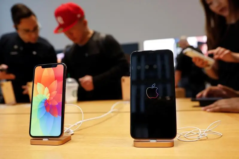 Image used for illustrative purpose.\\r\\nThe new Apple iPhone Xs Max and iPhone X are seen on display at the Apple Store in Manhattan, New York, U.S., September 21, 2018.   , Reuters Images/Shannon Stapleton 