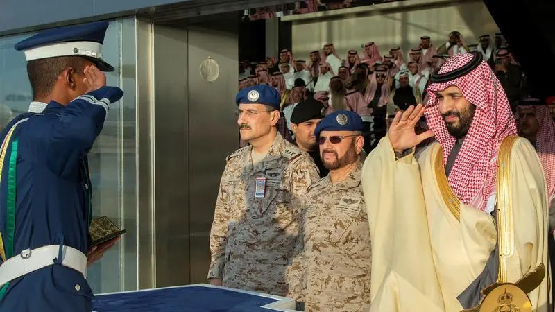 Saudi Crown Prince oversees King Faisal Air Academy graduation ceremony