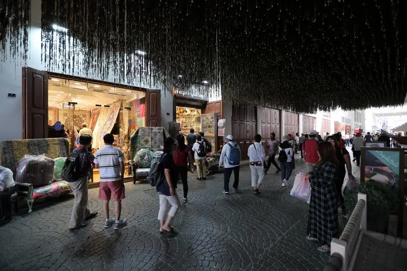 Locals and visitors are seen shopping in downtown Manama, Bahrain, February 26, 2019. Picture taken February 26, 2019.  , Reuters Images/Hamad I Mohammed 