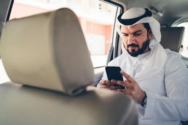 Image used for illustrative purpose.\\r\\nArab businessman inside a taxi in the city. , Getty Images