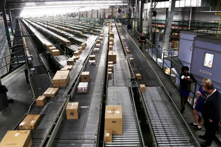 Conveyors are seen at a Walmart Stores Inc distribution centers in Bentonville, Arkansas June 6, 2013.  , Reuters Images/Rick Wilking