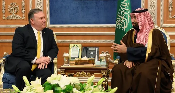 Saudi crown prince discusses regional developments with Pompeo -ministry