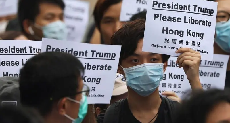 احتجاجات جديدة في هونج كونج سعيا لإثارة القضية في قمة العشرين
