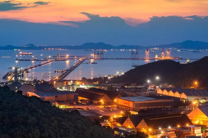 Image of Saudi port used for illustrative purpose.