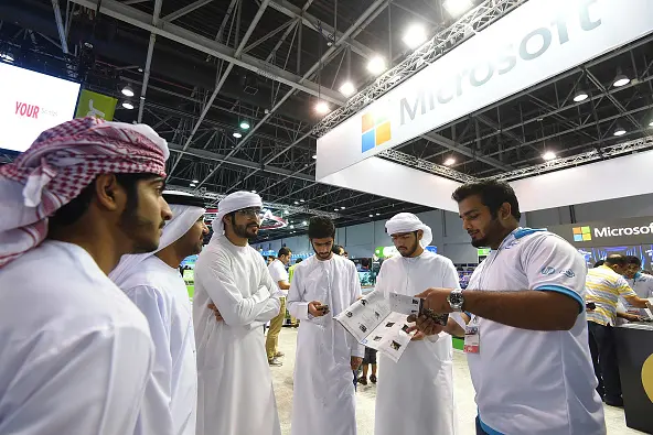 Image used for illustrative purpose.\\r\\nShoppers attend the first day of GITEX Shopper at Dubai World Trade Centre on October 1, 2016 in Dubai, United Arab Emirates. , Getty Images