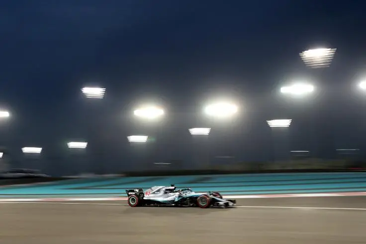 Formula One F1 - Abu Dhabi Grand Prix - Yas Marina Circuit, Abu Dhabi, United Arab Emirates - November 25, 2018 Mercedes\\' Lewis Hamilton during the race REUTERS/Hamad I Mohammed