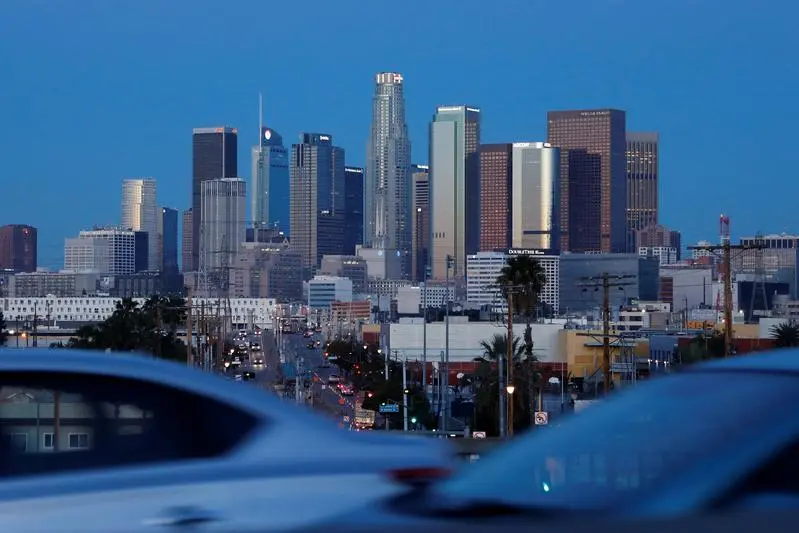 Commuters make their way along a highway during morning rush hour in Los Angeles, California, U.S., February 22, 2019. Mike Blake, Reuters