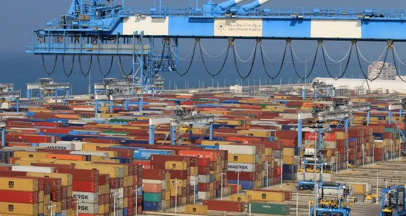 بيان صحفي: وصول سفينة جديدة إلى ميناء الشويخ بعد إطلاق خدمة شحن البضائع المدحرجة عبر ميناء خليفة