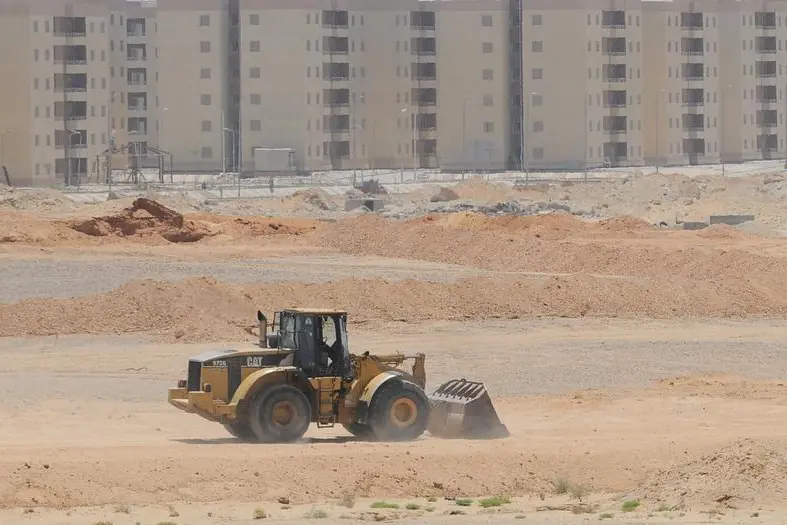 Image used for illustrative purpose. A machine works at the construction site of the future Light Rail Train (LTR) project \"Al-Salam - New Administrative Capital (NAC)\" to link with 10th of Ramadan and the El-Salam district in east Cairo, Egypt July 9, 2019. REUTERS Image used for illustrative purpose.