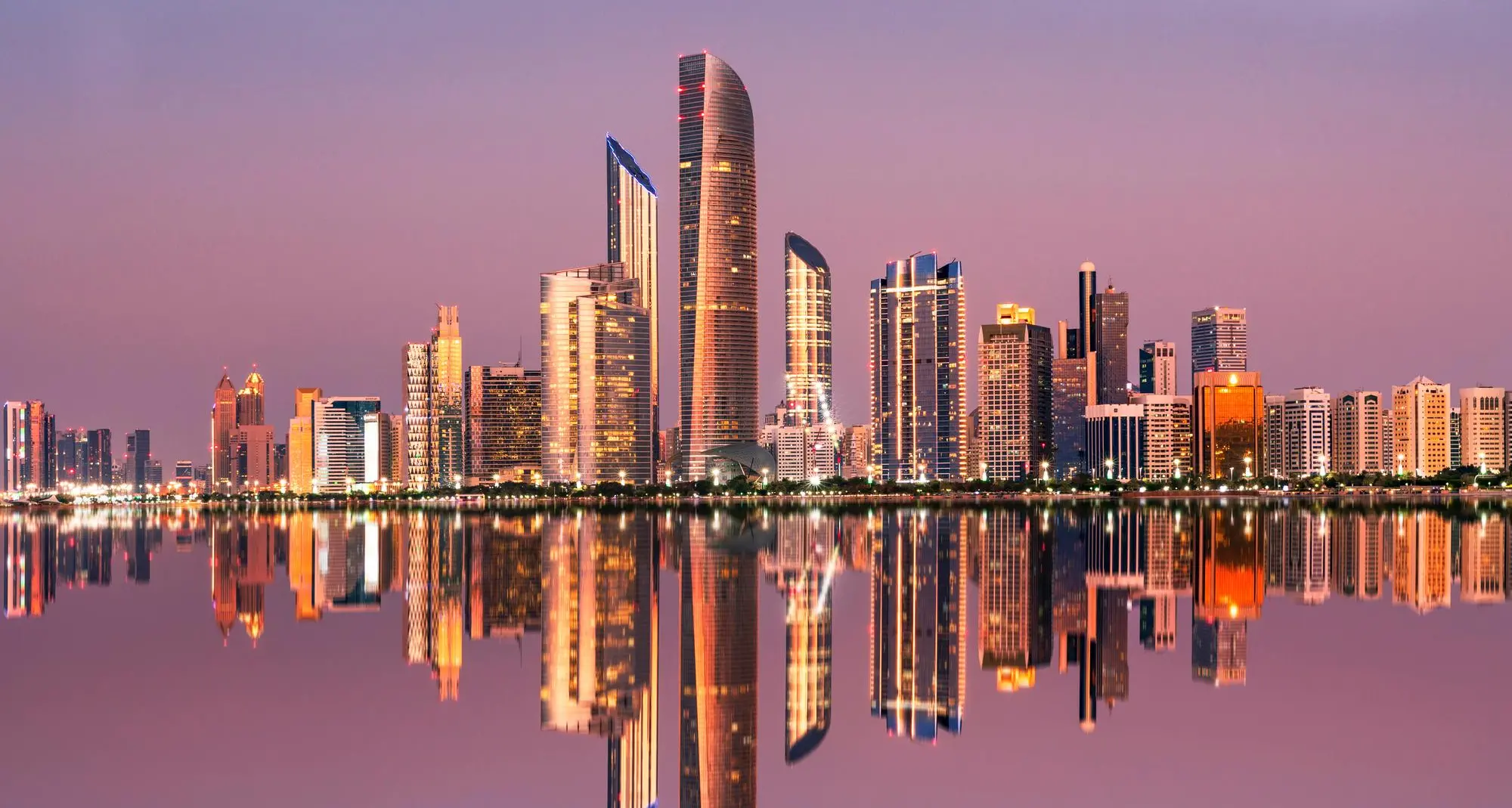 Abu Dhabi's iconic landmarks light up ahead of Sultan AlNeyadi's return to UAE