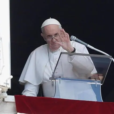 Learn to switch off, says pope in first appearance at Vatican after hospital stay
