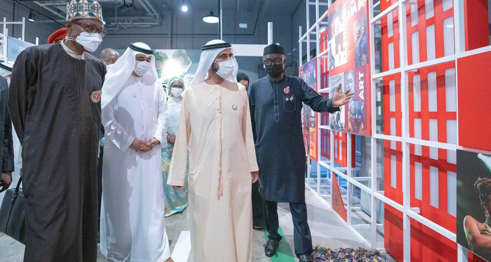 Mohammed bin Rashid meets with Presidents of Sri Lanka, Nigeria at Expo 2020