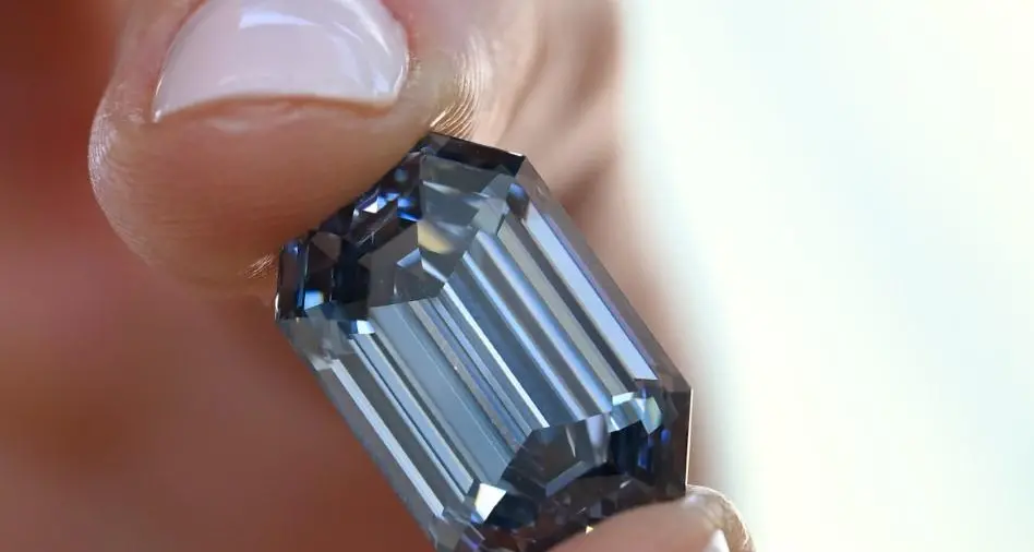 Dubai hosts rare blue diamond valued at $48mln