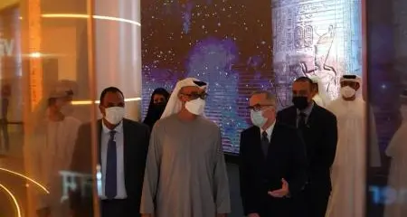 ولى عهد ابو ظبى يزور الجناح المصري بمعرض إكسبو 2020 دبى 