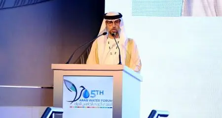 وزير الطاقة والبنية التحتية بدولة الإمارات العربية المتحدة يفتتح فعاليات المنتدى العربي الخامس للمياه بمشاركة 22 دولة عربية