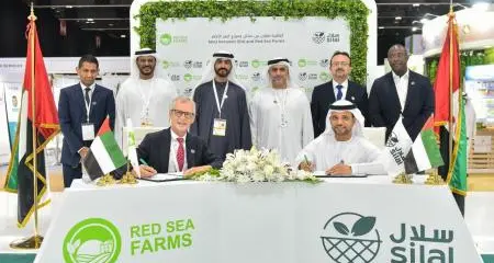 سلال توقع اتفاقية مع مزارع البحر الأحمر لتوظيف التكنولوجيا الجديدة لتعزيز الزراعة الصحراوية المستدامة