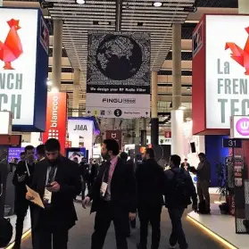 فرنسا تعاود المشاركة في المؤتمر العالمي للهواتف المحمولة بـ 56 جهة عارضة
